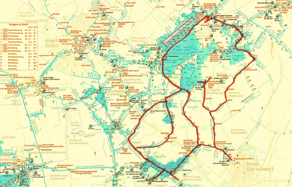 Vaarroute Goingarijp Langweer